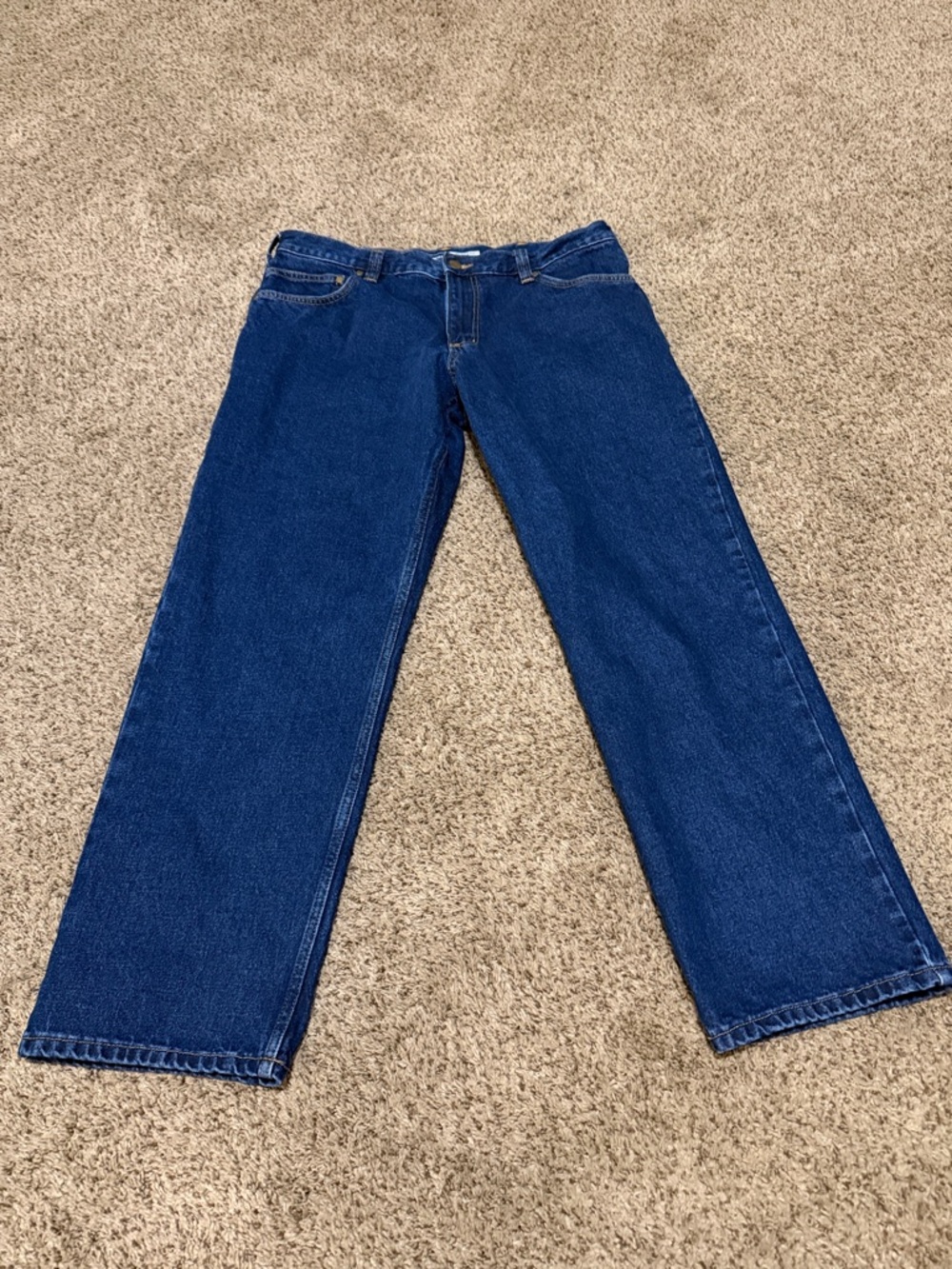 Carhartt Men's Relaxed Straight-Leg Jeans BD4943-M 36x30